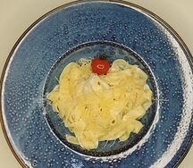 Фетучини с белыми грибами