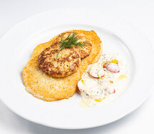 Котлеты из щуки с картофельными драниками