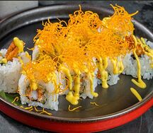 Ролл с хрустящей креветкой