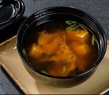 Мисо-суп с лососем