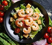 Цезарь с креветками 