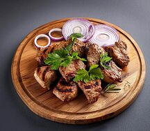 Шашлык из свиной шеи 