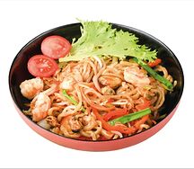 Лапша Фучжоу с морепродуктами