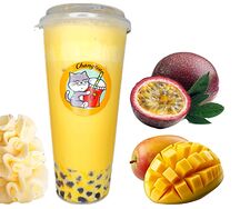 Bubble tea со вкусом Манго, маракуйи и крем-чиза