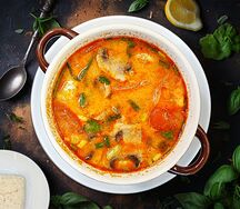 Тайский суп из курицы Том ям Га