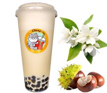 Молочный чай с каштаном и жасмином