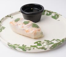 Ролл-фреш с креветками и личи