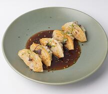 Гедза с лососем