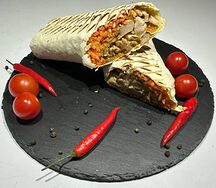 Шаурма крутим-вертим с курицей