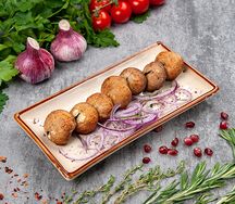 Шампиньоны на мангале