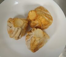 Хинкали из баранины жареные