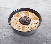 Десерт гурьевский с шоколадным кремом и орешками