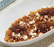 Булгур с говяжьими щеками