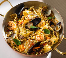 Мафальдине с морепродуктами