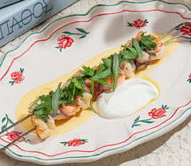 Сувлаки из морепродуктов