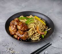 Якисоба с терияки