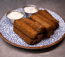 Ржаные гренки с чесноком