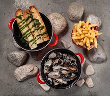 Мидии в соусе том ям