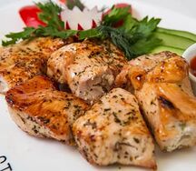 Шашлык из куриной грудки