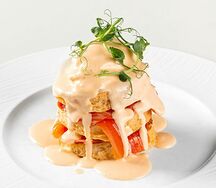 Яйцо Бенедикт с лососем