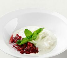 Страчателла с земляникой