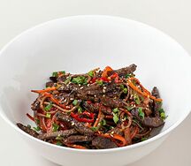 Гречневая лапша с телятиной