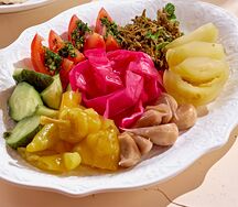 Помидоры солёные красные