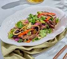 Гриль-салат с ягненком