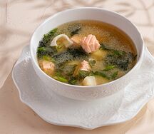 Мисо-суп с морепродуктами