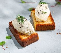 Брускетта с треской