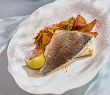 Дорадо с овощами