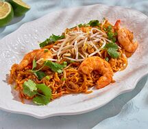 Рамен с креветками