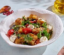 Салат с хрустящими баклажанами