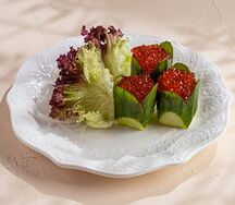 Сашими из красной икры