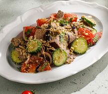 Грузинский салат с говядиной