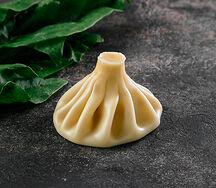 Хинкали с сыром и кинзой