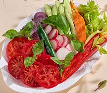 Овощная тарелка