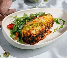 Слоеные баклажаны с мясом