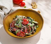 Овощной салат По-грузински с орехами