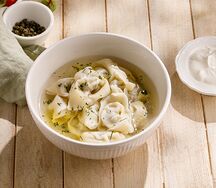 Чучвара-шурпа с мясом ягненка