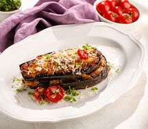 Слоёные баклажаны с мясом