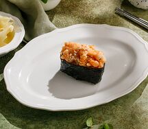 Запеченные суши с креветкой