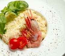 Орзо в сливочном соусе