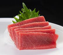 Сашими из Тунца Блюфин О-Торо