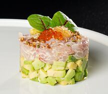 Салат Тартар с сибасом