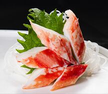 Сашими из камчатского краба