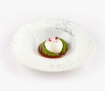 Буррата с томатным понзу 