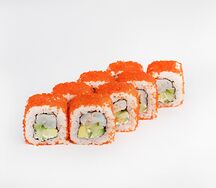Ролл Калифорния с гребешками