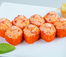 Ролл с крабом и паприкой