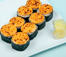 Запеченный острый ролл с курицей